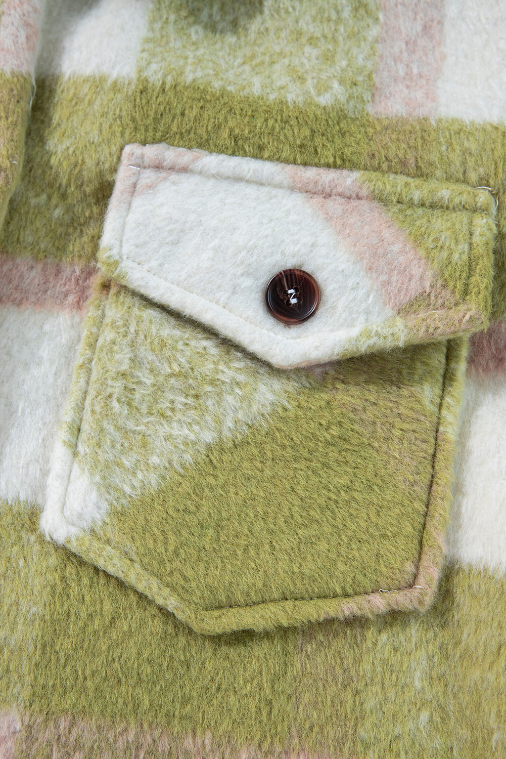 Sage Green Plaid Jacket