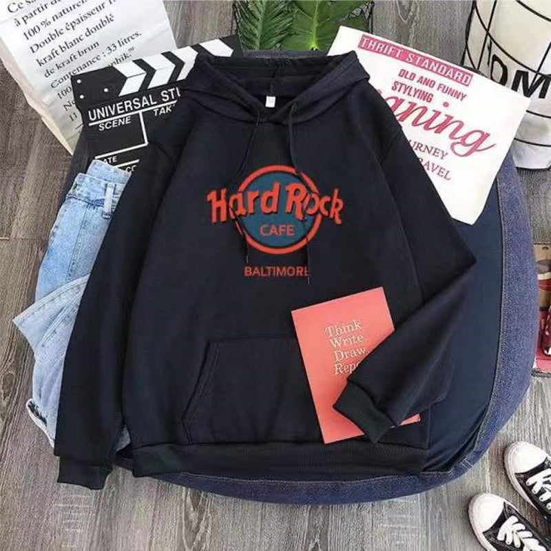 Graphic "Hard Rock Cafe" Hoodie