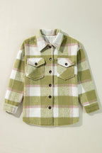Sage Green Plaid Jacket