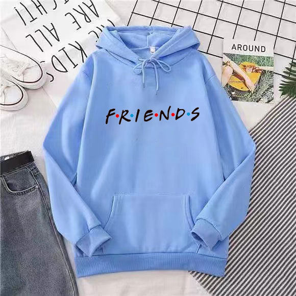 Women's "Friends" Print Hoodie