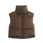 Women's Cropped Puffer Vest