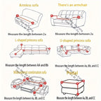 Update Sofa with Organic Couch Cover | Herringbone Chenille Tassels