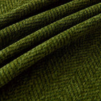 Update Sofa with Organic Couch Cover | Herringbone Chenille Tassels