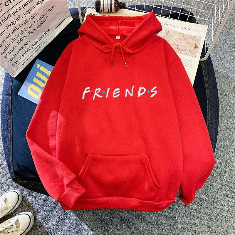 Women's "Friends" Print Hoodie