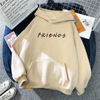 Women's "Friends" Print Hoodie