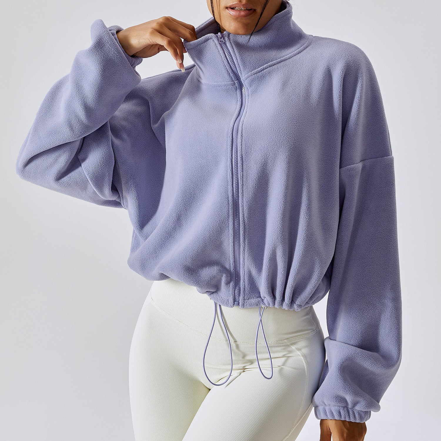 Women's Fleece Sports Zip-up