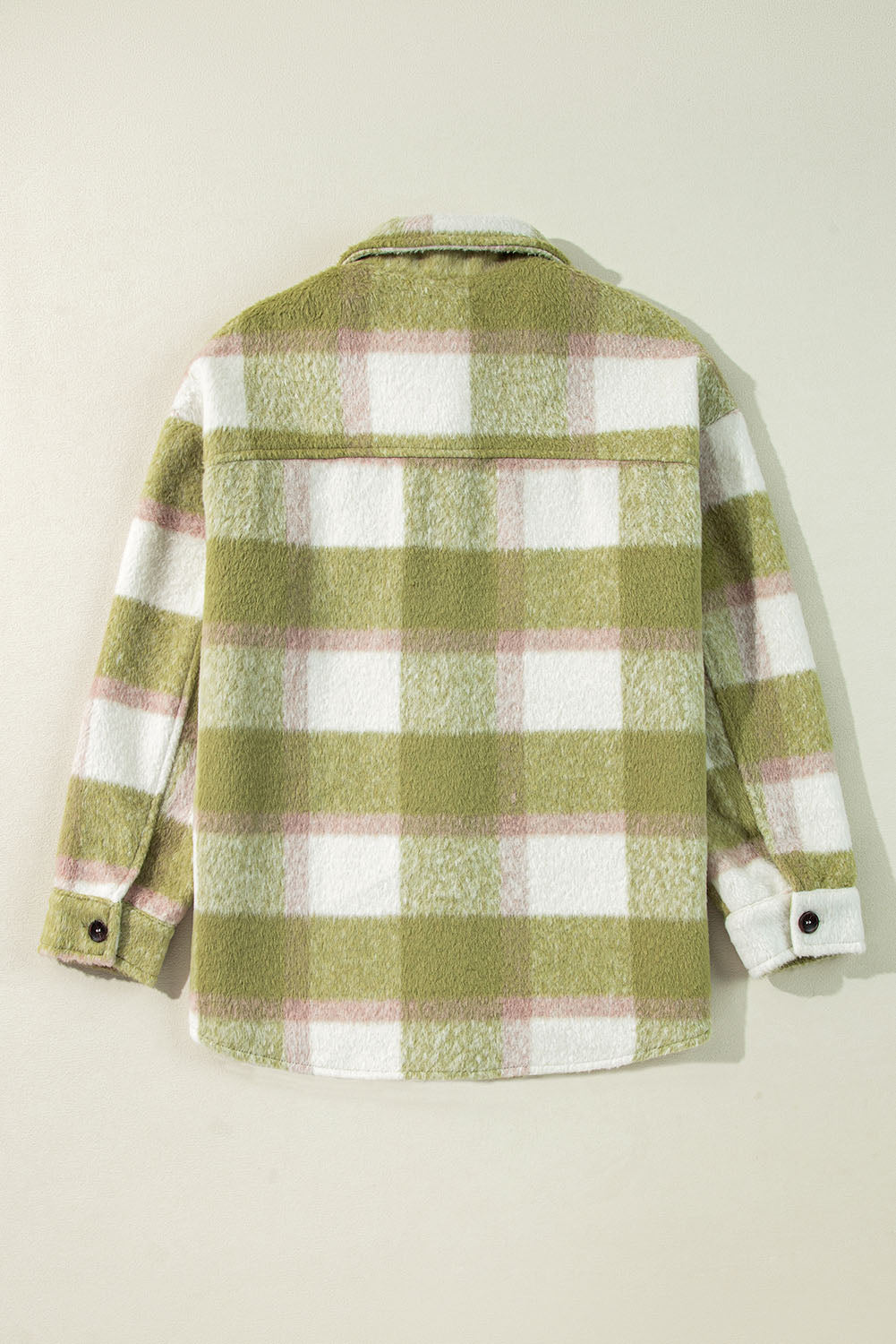 Sage Green Plaid Jacket